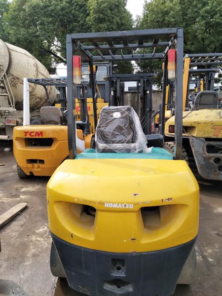 Hydraulic System Used Diesel Forklift Truck , FD30 Komatsu Diesel Forklift 3 Ton