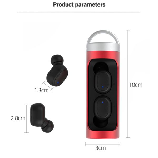 V5.0 EDR TWS True Wireless Earbuds ANC 10M In Ear Bluetooth Earphones