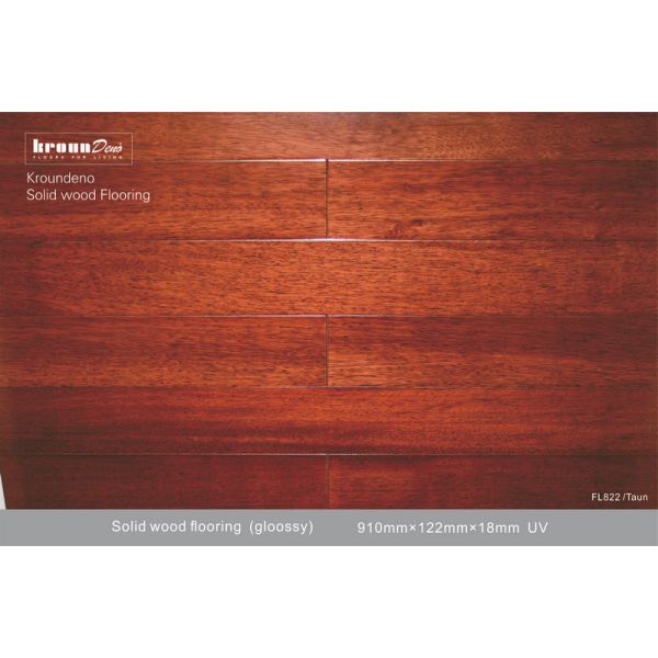 18mm E0 School / Indoor A Grade Pometia Solid Wood Flooring kroundeno
