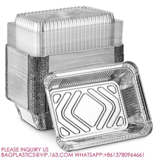 Disposable Aluminium Foil Pot Roasting Pan Foil Tray Round Pan Aluminum Foil Container
