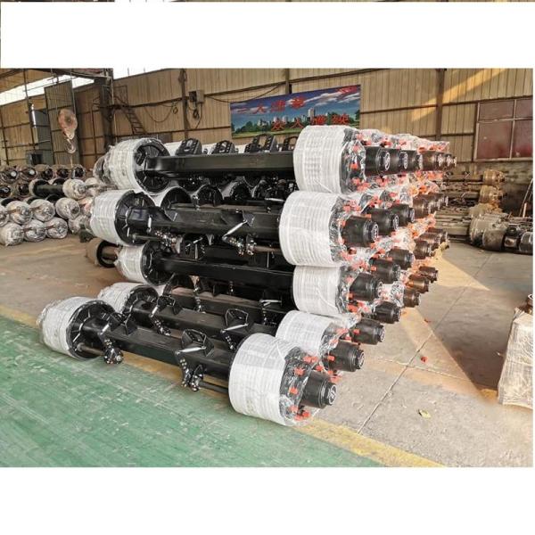 American Suspension Semi Trailer Axles tractor trailer axle ODM 42X22CM 370 KG