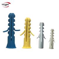 parafuso de expansão plástico de nylon de 6mm 8mm PP para a cavidade e a parede contínua