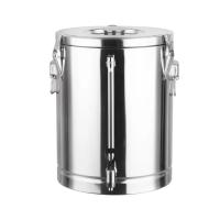 Máquina de ordeño de acero inoxidable de gran capacidad aislamiento de transporte de cubo con tapa