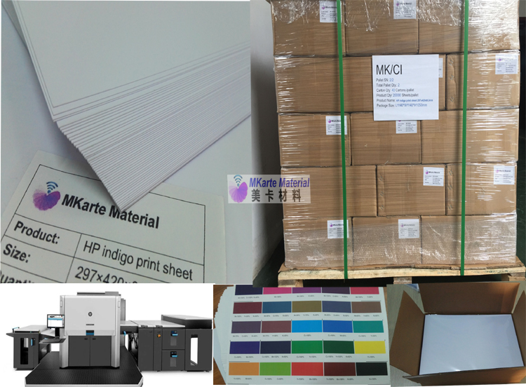 A3 0.3mm цифров печатая листы PVC для принтера индиго HP