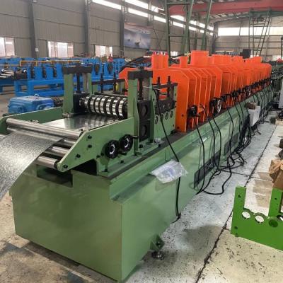 High Speed 45 Degree Cutting Customizable Automatic CU And CZ Purlin Roll Forming Machine