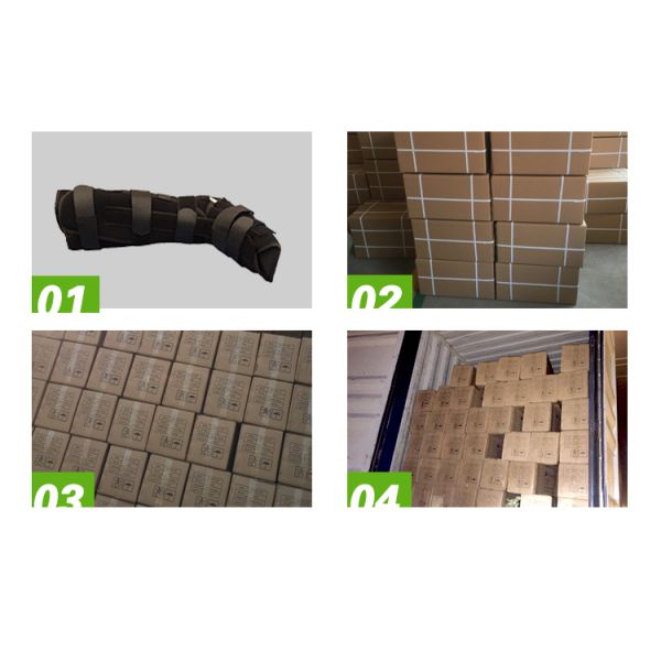 High quality black flannel cotton leg knee ankle protection brace