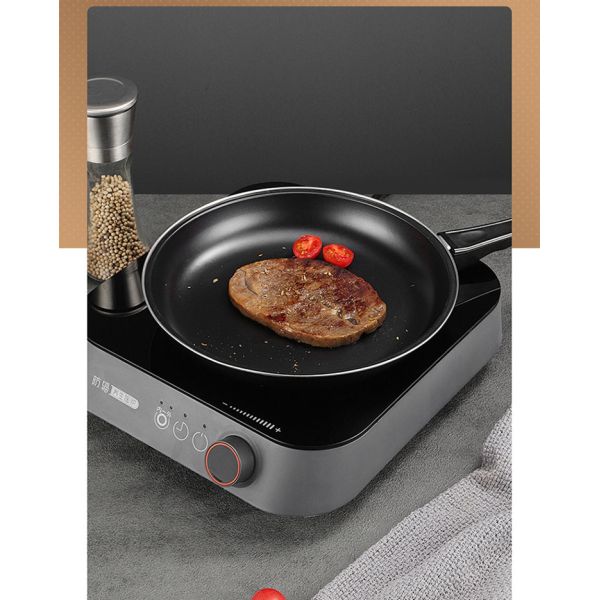 Wholesale TOP Seller 9-Inch Cooking Pot Non Stick Fry Pan Cookware Cast Iron Frying Pans With Anti-Heat Handle