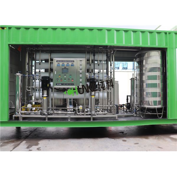 5000 Lph RO Water Treatment Plant Water Desalination System Water Purification Machine With Container