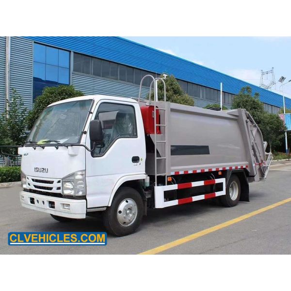 ISUZU N Series Dumpster Delivery Truck Light Duty 5CBM Diesel Powered