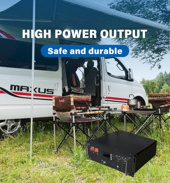 51.2V Long Lasting Black Enook Lithium Iron Phosphate Battery Smart BMS System