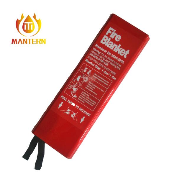 Emergency Fire Fighting Equipment Fire Safe Resistant Blanket 1.8x1.8m EN1869 Standard