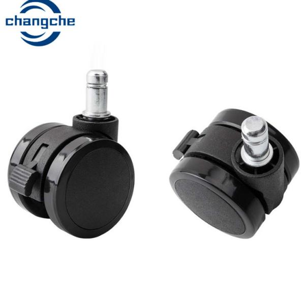 Custom 10 inch Wheel PU Trolley Castor Wheels For Gaming Chair
