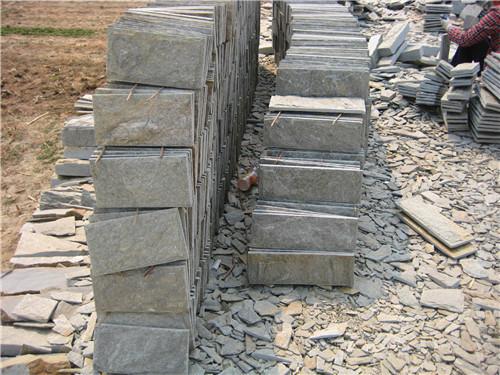 Decorative Slate Cultured Stone Ledgestone For Walls Split Surface Finishing