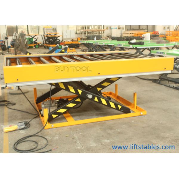 24 x 36 de borracha estacionários pequenos do rolo do poder da tabela de elevador 1000kg do manual 2200lbs revestidos