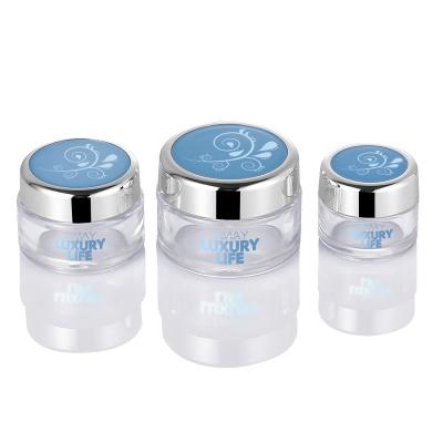 Frasco de empacotamento de creme do ODM, 15g largura decorativa plástica dos frascos 40mm