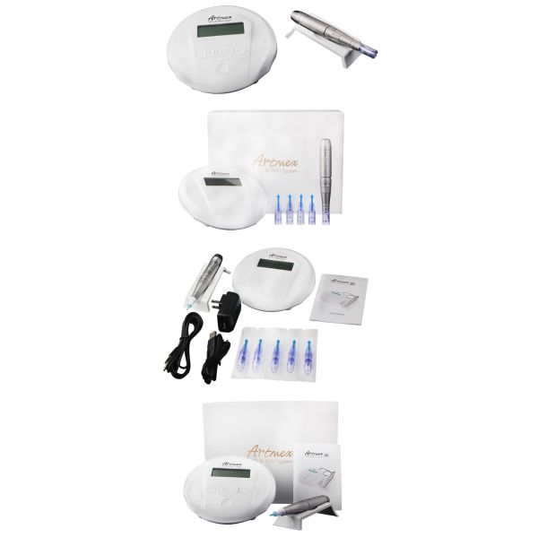 Tattoo Gun Permanent Makeup Tattoo Machine Electric Derma Pen V6 Artmex MTS PMU Eye Brow Lip