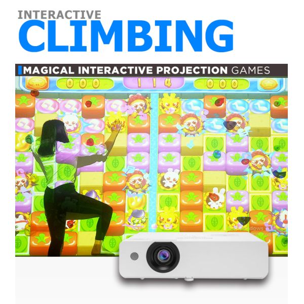 Entertainment Interactive Projector Games Children Indside Wall Projector System