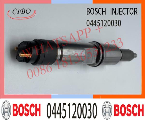 Inyector de combustible común diesel del carril 0445120030 0445120218 0986435517 51101006125 para el hombre