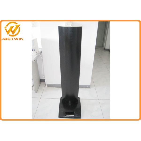 Removable Rubber Base Sign Holders Stands for Traffic Panel / Construction Site Delineator