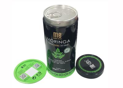 Bidons hermétiques de stockage de thé de conception de traction d'anneau pour l'emballage de poudre de Matcha