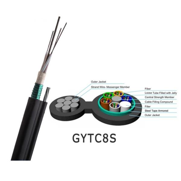 GYTC8S Self Supporting Figure 8 Fiber Optic Cable Outdoor for Telecommunication