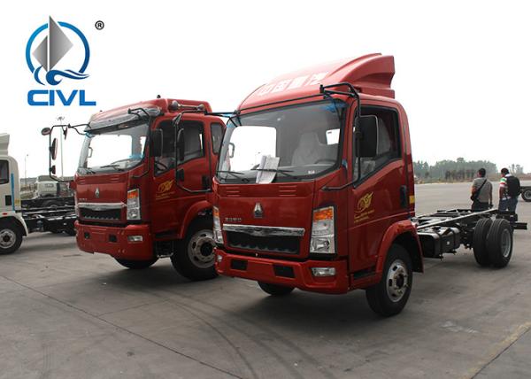 HOWO Light Duty Commercial Trucks 3 Ton / 4 Ton / 5 Ton 4x2 Mini Truck Small Dump Truck