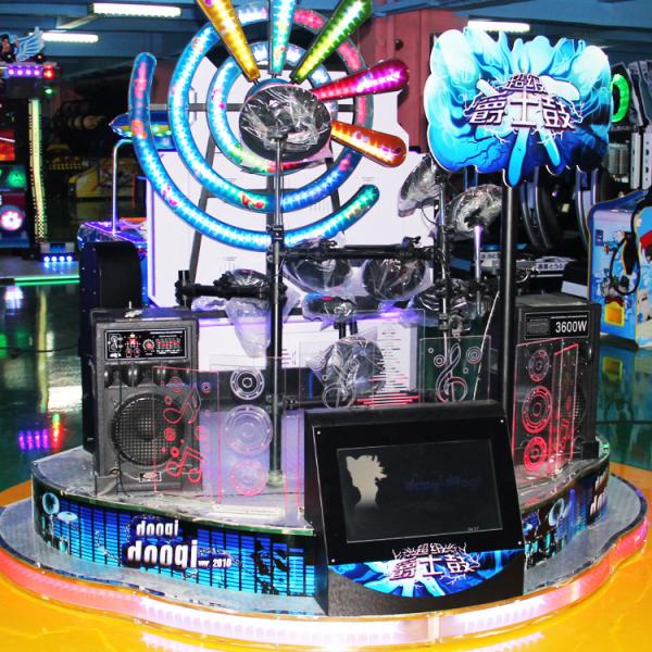 ジャズ ドラム電子音楽のアーケード・ゲーム機械ドラム ゲーム・マシン