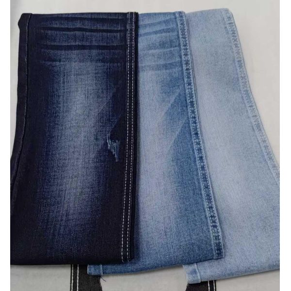 Low Elastic Siro 10.2 oz Dark indigo with full width 190cm /8+8*10/40+70 Denim fabric JSD3296 for men jeans