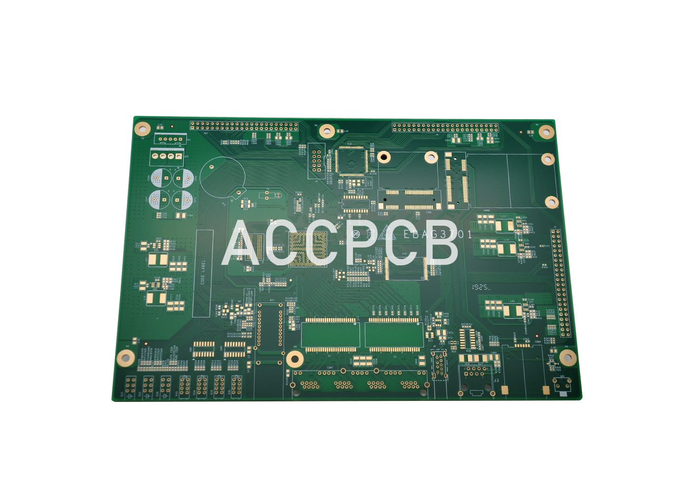 OEM отверстия минуты 0.25mm толщины PCB ENIG 1.2mm высокой плотности 12 слоев для медицинской службы
