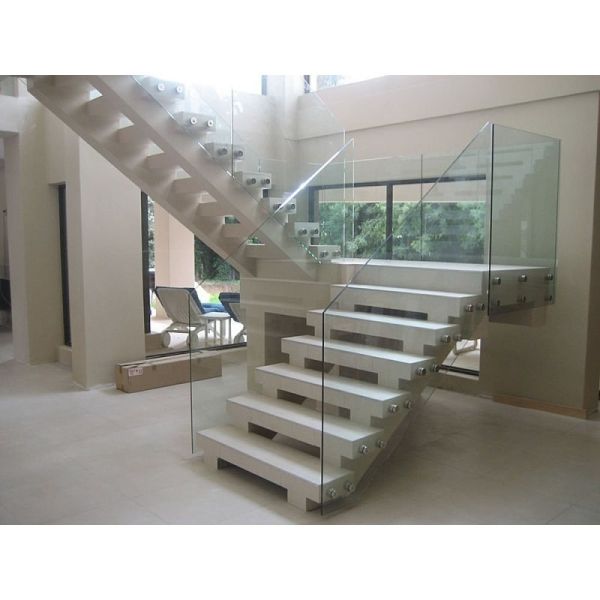 10mm 12mm Custom Size Clear Railings Fencing Shower Door Tempered Glass Customization