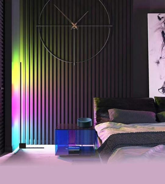 Modern Decorative Indoor Lighting LED Floor Lamp RGB IC Smart Corner Atmosphere Light