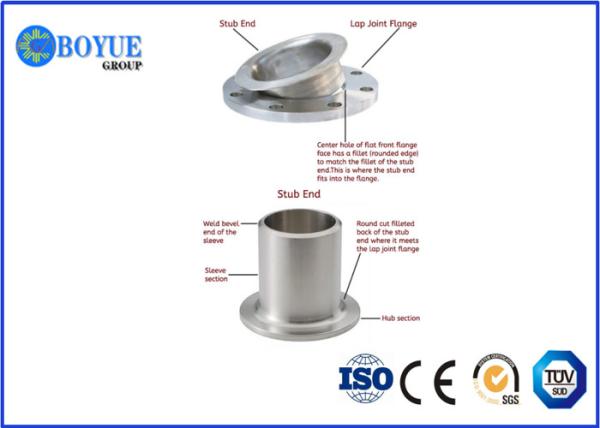 ASME B16.5 Lap Joint Flange , Duplex Stainless Steel 316L Stub End Flange