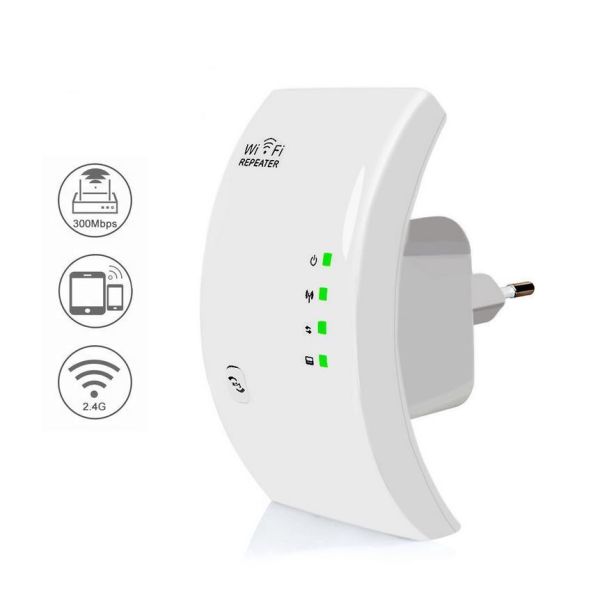 Repetidor Wi-Fi sem fio Kp300W Reforço de sinal móvel de 300 Mbps Melhora a sua conexão