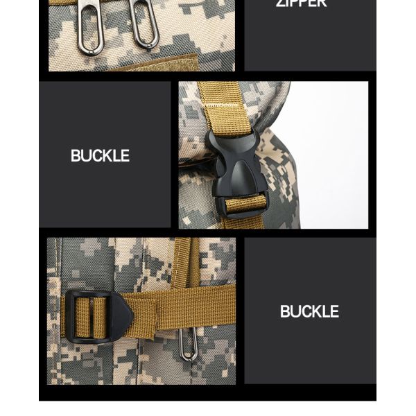 50L mochila impermeable para senderismo deportes acampar ligero y versátil