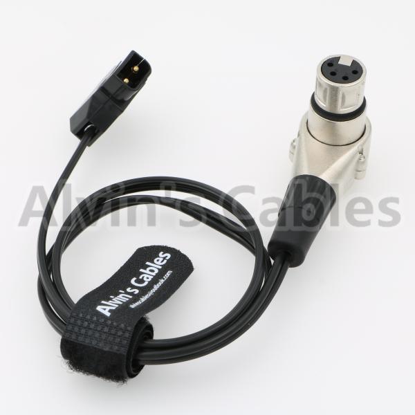 Torneira do luxo D dos cabos de Alvin ao cabo distribuidor de corrente fêmea de ângulo direito do Pin de XLR 4 para o monitor da câmera de ARRI