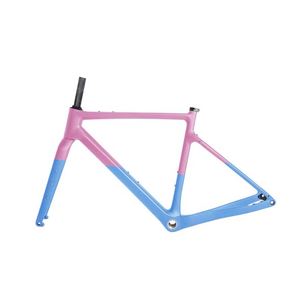 Cadre de formation aérien de route de carbone de la vue 700C de vélo de gravier