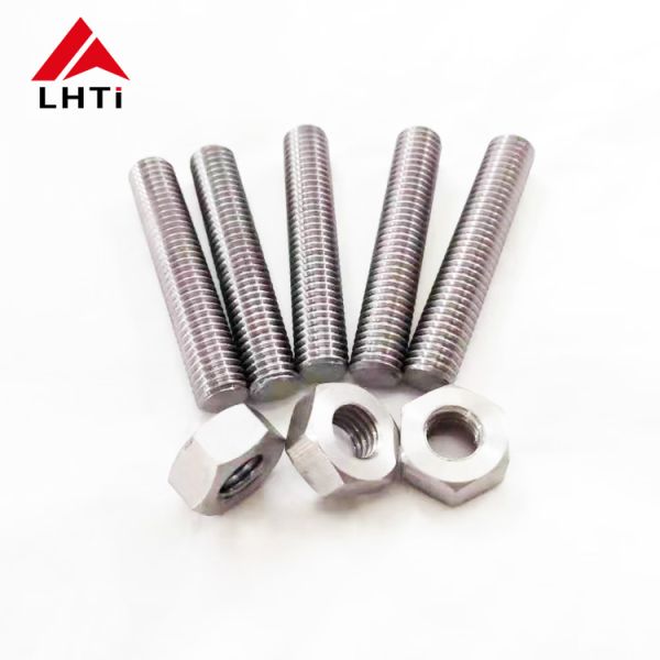 Gr2 Gr5 GR7 GR12 Titanium thread rod DIN 976  M8 M10 M12 M14 M16 M18