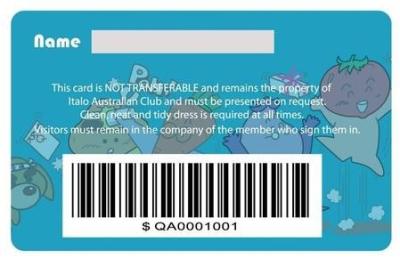 Barcode Card, RFID Barcode Card, UV barcode card, Print a variety of barcode