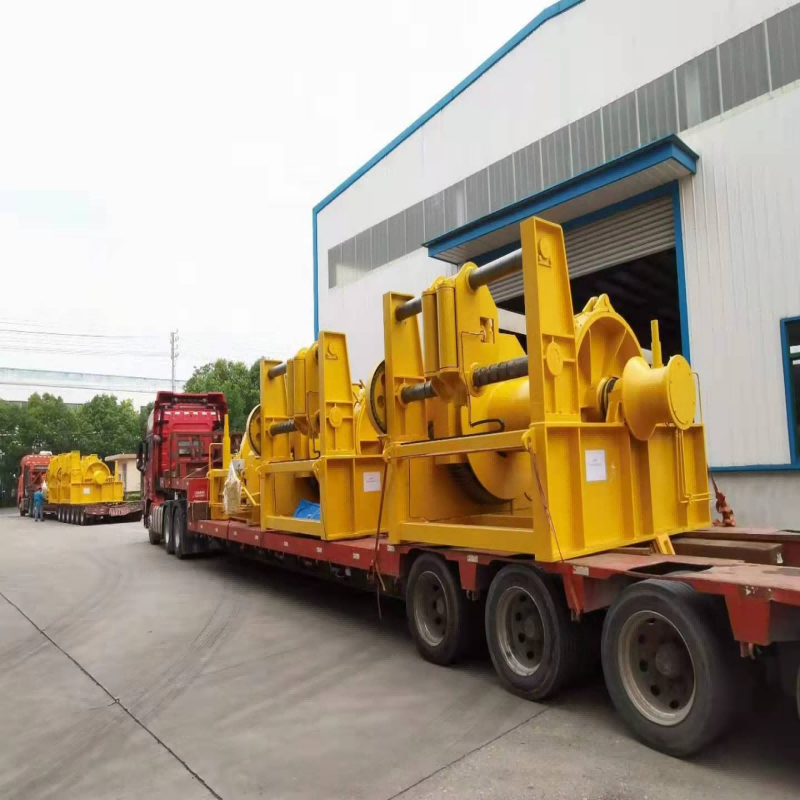 15ton Diesel Mooring Winch Hydraulic Drum Anchor Winch OEM DOM