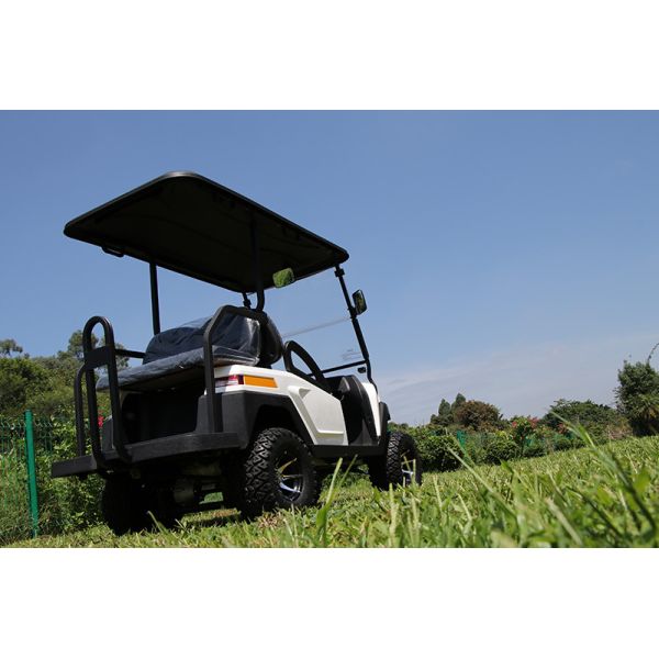 2 + 2 Carro de golf eléctrico para campo de golf, recreación fuera de la carretera con batería troyana