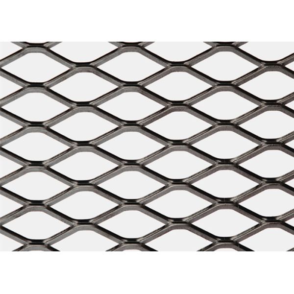 Raised Expanded Metal Sheet , Aluminium Security Mesh Sheets Raw Material
