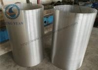 304 SS Johnson Screens Groundwater And Wells V dão forma para o filtro de cilindro
