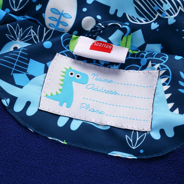 120cm Unisex Childrens Winter Jackets Heavy Winter Coats Mid Length Hooded Windproof