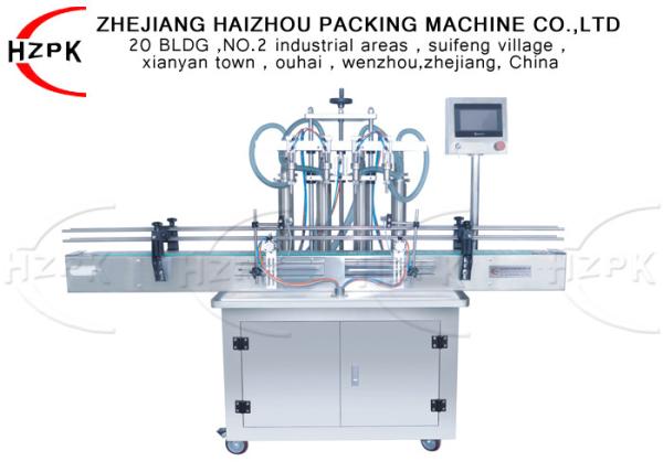 High Accuracy Multi Head Filling Machine Liquid Filling Production Line
