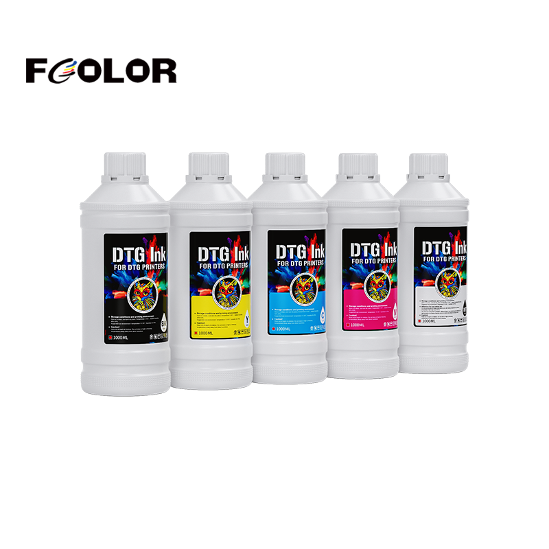 FCOLOR Premium DTG Ink Premium Tinat High Quality Textile Painting Pigment Inks
