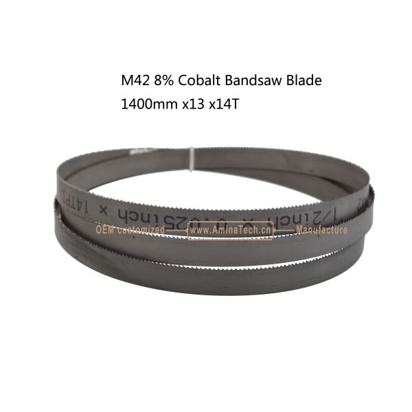 M42 8% Cobalt Bandsaw Blade   1400mm x13 x14T   For Cutting Both Wood and Steel Sheet