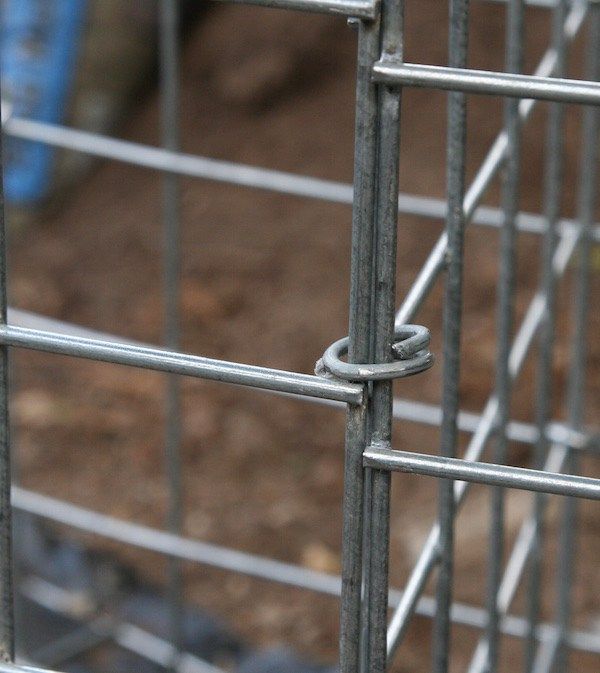 Сварные оцинкованные габионные коробки 2x1x0.5м Каменная проволока клетки для ограждения сада