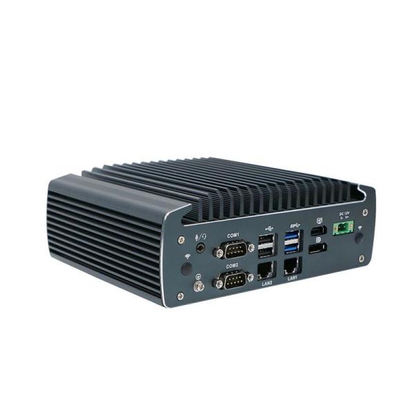 IBOX-1226 J6412 Mini PC industrial sem ventilador com 32GB de RAM e entrada de 12V DC