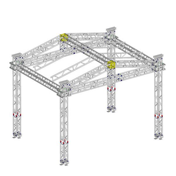 Stage Lighting Booth Aluminum Square Truss Display