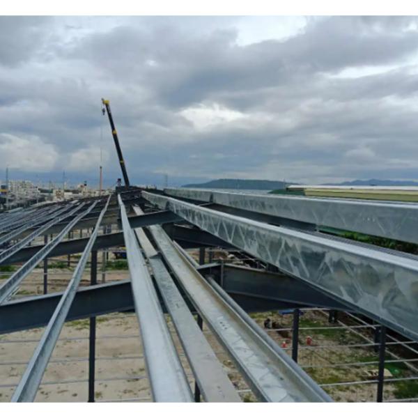 Long Span Prefabricated Steel Structure Bridges Customized Size